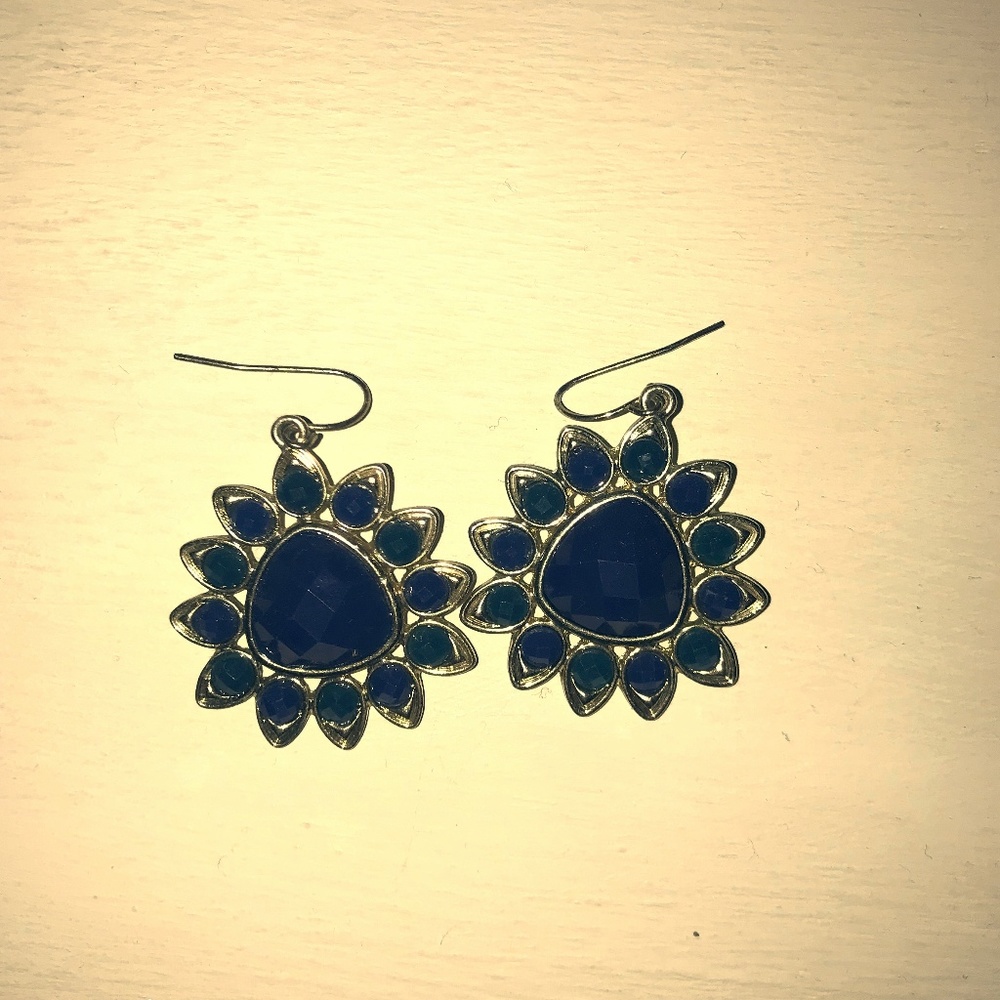 Blue earrings